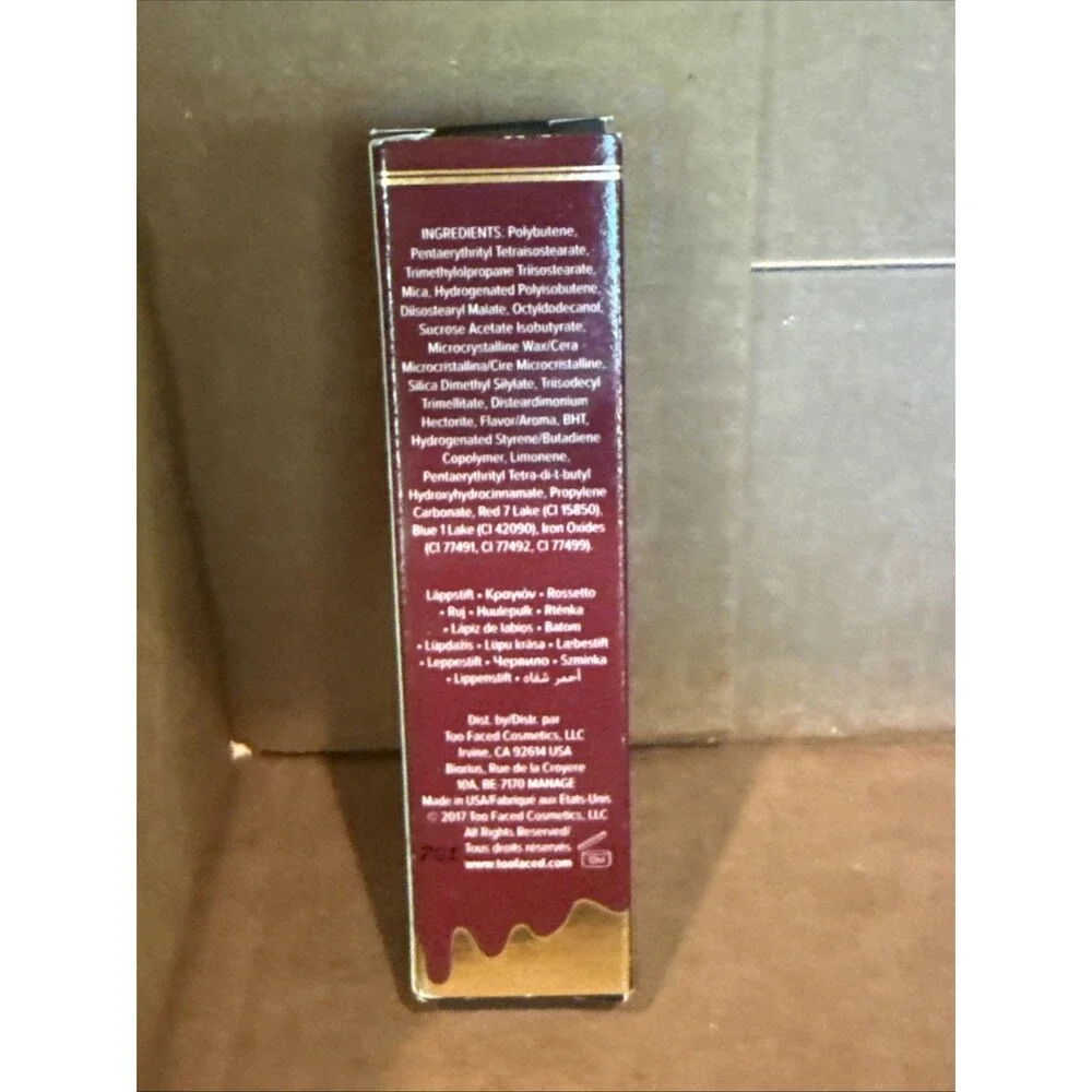 TOO FACED Melted Latex High Shine Lipstick ~Bite Me~ 0.23OZ New In Box!